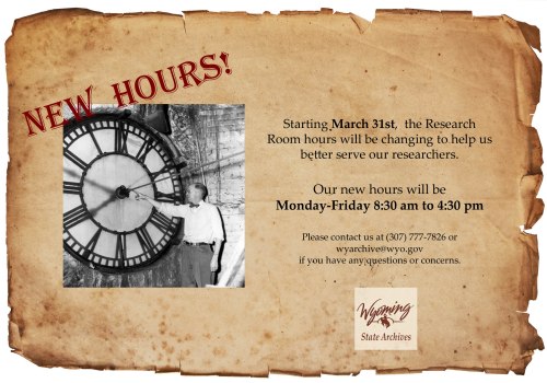 New hours poster, facebook