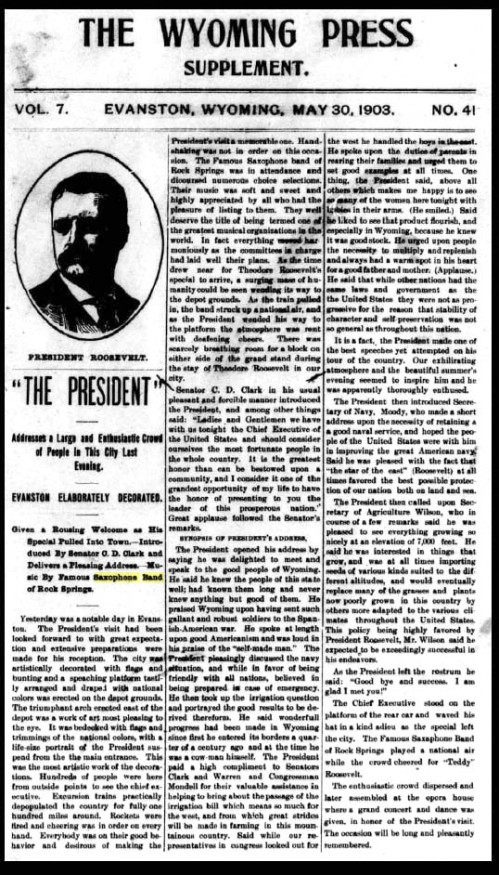 Thayer Wyoming Press May 30, 1903, page 9