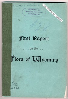 Cover of the First Report on the Flora of Wyoming